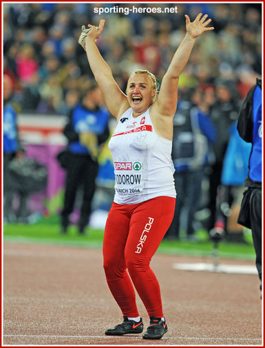 Joanna  FIODOROW - Poland - 3rd. at the 2014 European Championships.