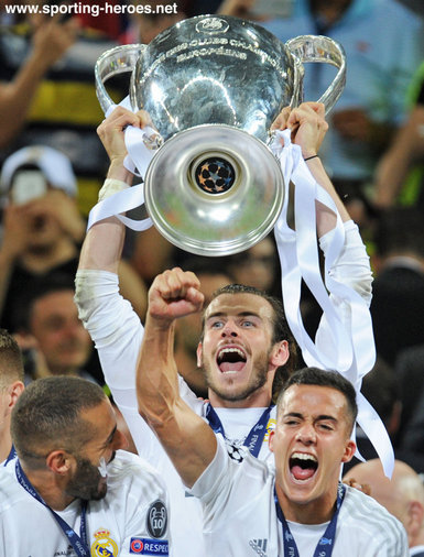 Gareth Bale - Real Madrid - Winner of 2016 UEFA Champions League Final.