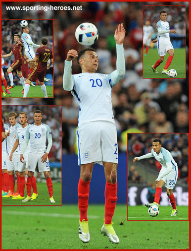 Dele ALLI - England - EURO 2016.......  ICELAND K.O.  England !