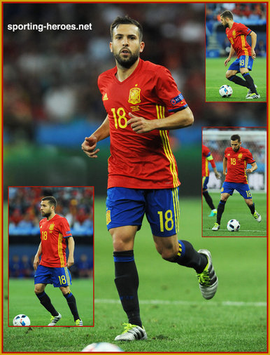 Jordi Alba - Spain - EURO 2016.