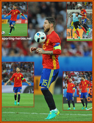 Sergio Ramos - Spain - EURO 2016.