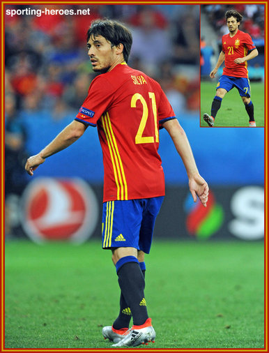 David Silva - Spain - EURO 2016.