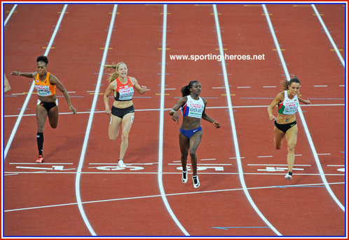 Dina ASHER-SMITH - Great Britain & N.I. - 2016 European 200 metres Champion in Amsterdam.