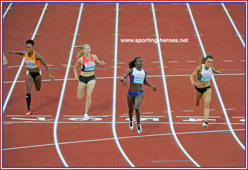 Dina ASHER-SMITH - Great Britain & N.I. - 2016 European 200 metres Champion in Amsterdam.