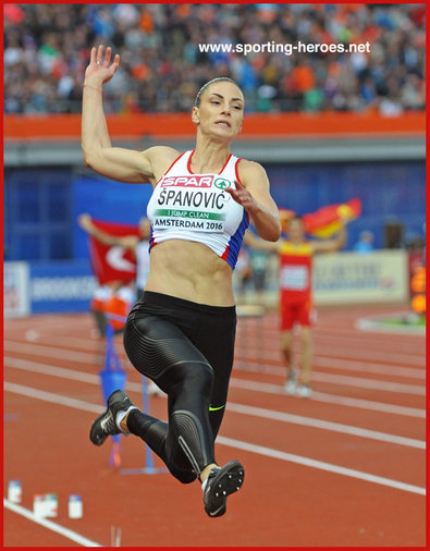 Ivana SPANOVIC - Serbia - 2016 European women's long jump champion.