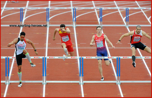 Yasmani COPELLO - Turkey - 2016 European 400m hurdles champion.