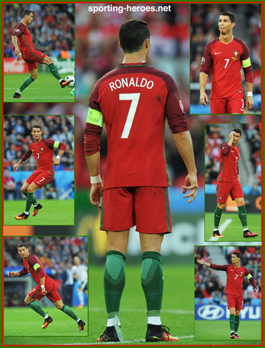 Cristiano Ronaldo - Portugal - EURO 2016. National hero as winning captain.