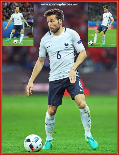Yohan CABAYE - France - Euro 2016. Two games including win over Germany.