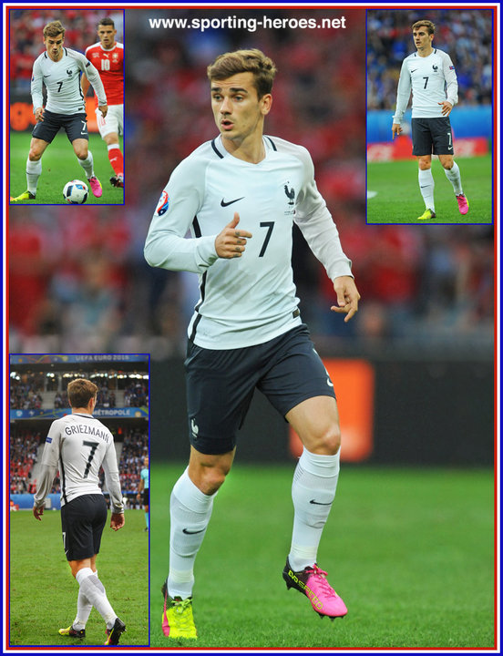 Antoine GRIEZMANN Euro 2016. Top scorer in the Tournament. France