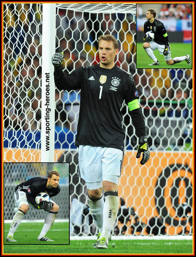 Manuel Neuer - Germany - Euro 2016. Losing semi finalist