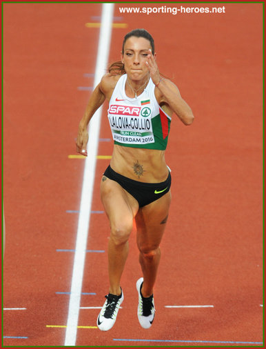 Ivet Lalova - Bulgaria - Silver medals in 100m & 200m at 2016 European Championships.
