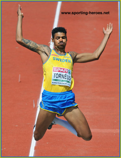 Michel TORNEUS - Sweden - Second in long jump at European Championships 2016.