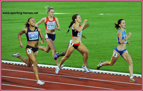 Renelle LAMOTE - France - 800 metres silver medal at 2016 European Championships.