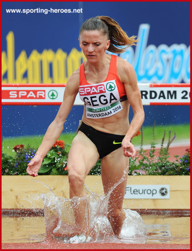 Luiza GEGA - Albania - Steeplechase silver medal at 2016 European Championships.