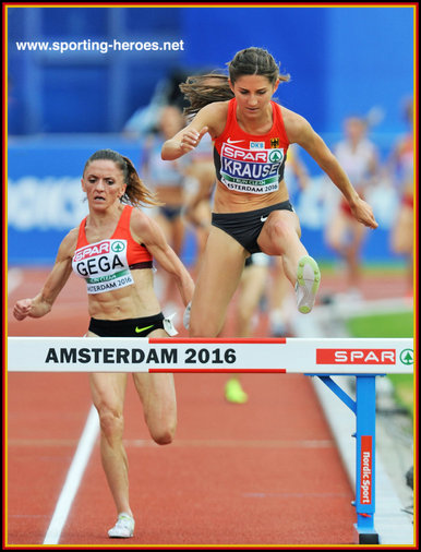 Gesa Felicitas KRAUSE - Germany - 2016: European steeplechase champion. 6th at Olympic Games.