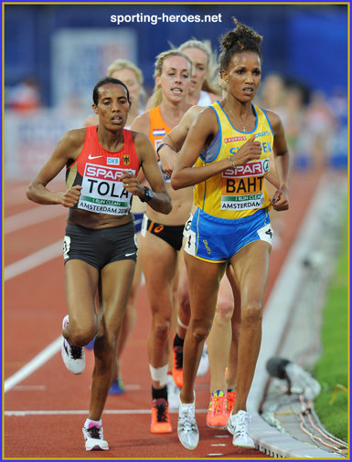 Meraf BAHTA - Sweden - Silver medal in 2016 European 5,000m Championships.