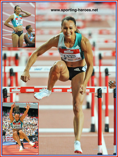 Jessica ENNIS-HILL - Great Britain & N.I. - Olympic silver medal at 2016 Rio Olympic Games.
