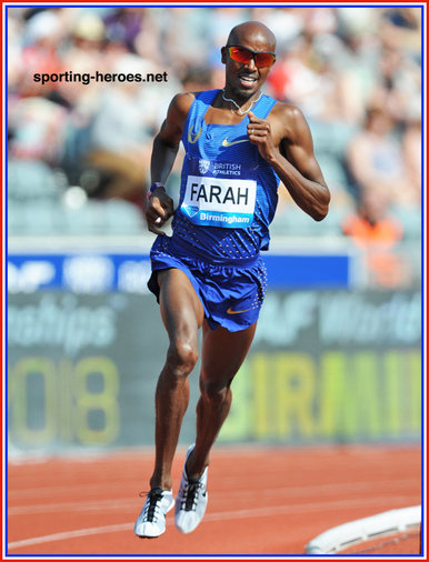 Mo Farah - Great Britain & N.I. - 2016 Olympic Games 5,000m & 10,000 gold medals.