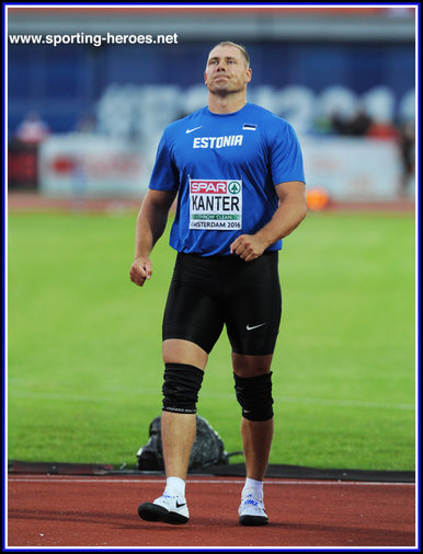 Gerd Kanter - Estonia - European discus bronze medal & Rio 2016 finalist.