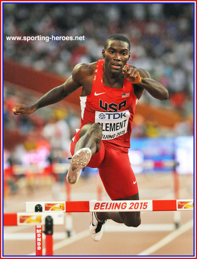 Kerron Clement - U.S.A. - 2016 Olympic 400m hurdles champion.