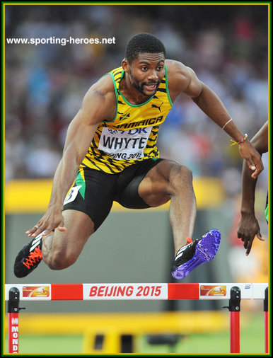 Annsert WHYTE - Jamaica - 5th at 2016 Rio Olympic Games in 400m hurdles.