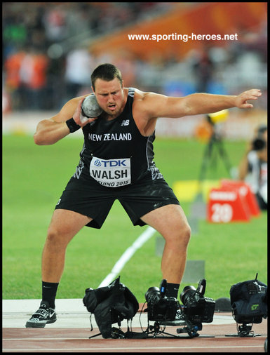 Tomas WALSH - New Zealand - 4th in shot put at 2105 World Championships