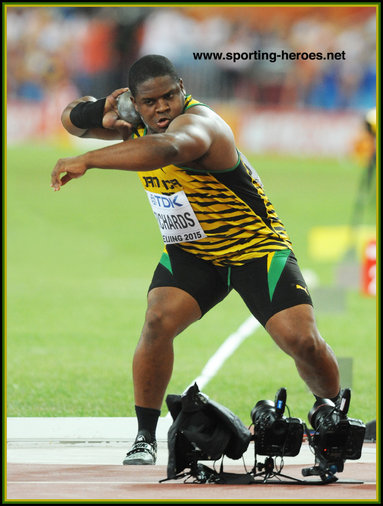O'Dayne RICHARDS - Jamaica - Shot put bronze medal at 2015 World Championships