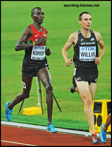 Nick Willis - New Zealand - 2015 6th at World Champs. 2016 Bronze at Rio Olympics.