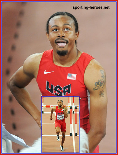 Aries MERRITT - U.S.A. - Bronze medal at 2015 World Championships.