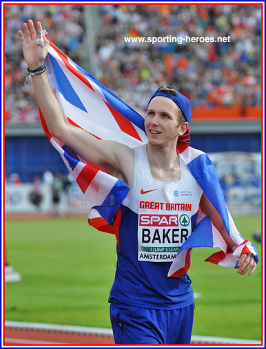 Chris BAKER - Great Britain & N.I. - 2016 European high jump bronze medal.