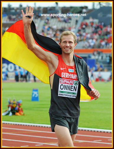 Eike ONNEN - Germany - 2016 European high jump bronze medal.
