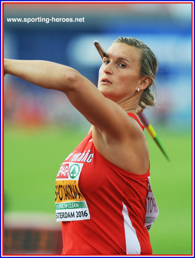 Barbora Spotakova - Czech Republic - Bronze medal at 2016 Rio Olympic Games.