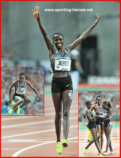 Ruth JEBET - Bahrain - 2016 Olympic steeplechase champion. World record holder.