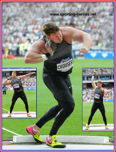 Ryan CROUSER - U.S.A. - 2016 Olympic shot put champion & record holder.