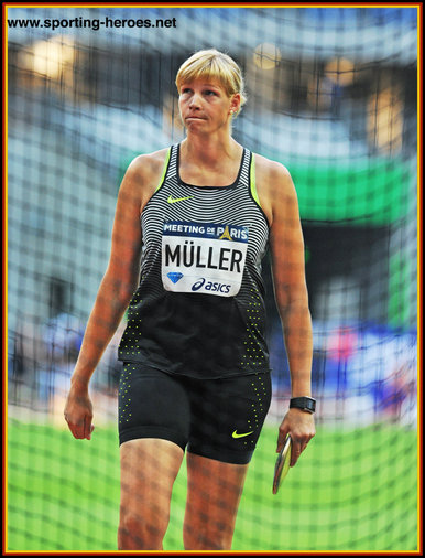 Nadine Muller - Germany - Sixth at Rio 2016 for World discus bronze medalist in 2015