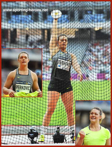 Sandra Perkovic - Croatia  - 2016 Rio Olympic Games & European discus champion.