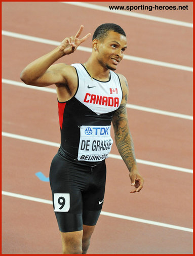 Andre De GRASSE - Canada - 2015 World Championship & 2016 Rio Olympic Games.
