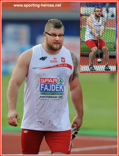 Pawel FAJDEK - Poland - 2016 European men's hammer champion.