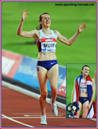 Laura MUIR - Great Britain & N.I. - 2016 British records, Diamond League winner, Olympics disappointment.