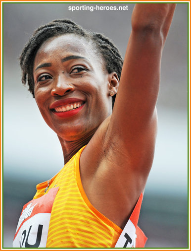 Marie-Josee TA LOU - Ivory Coast - 4th in both 100m & 200m at 2016 Rio Olympics