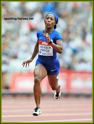 Shelly-Ann FRASER-PRYCE - Jamaica - Rio Olympic Games medals.