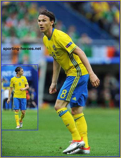 Albin EKDAL - Sweden - 2016 European Football Finals. Euro 2016.