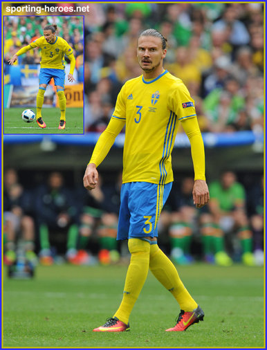 Erik JOHANSSON - Sweden - 2016 European Football Finals. Euro 2016.
