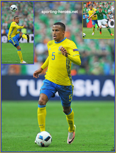 Martin Olsson - Sweden - 2016 European Football Finals. Euro 2016.