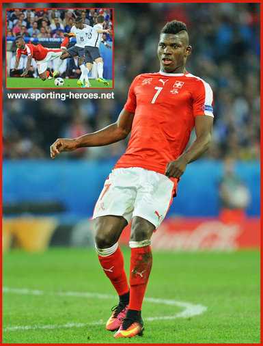 Breel EMBOLO - Switzerland - 2016 European Football Finals. Euro 2016.