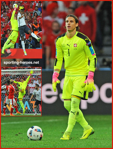 Yann SOMMER - Switzerland - 2016 European Football Finals. Euro 2016.