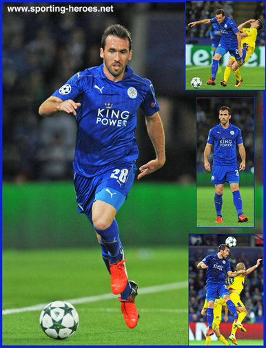 Christian FUCHS - Leicester City FC - 2016/17 Champions League.