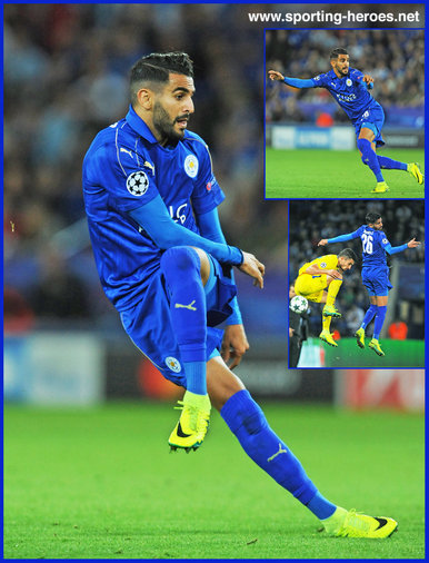 Riyad MAHREZ - Leicester City FC - 2016/17 Champions League.