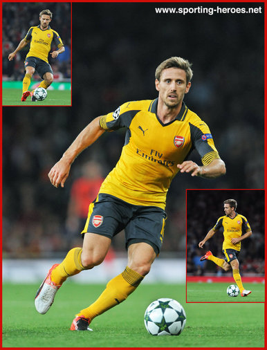 Nacho MONREAL - Arsenal FC - 2016/17 Champions League.