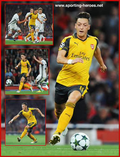 Mesut Ozil - Arsenal FC - 2016/17 Champions League.